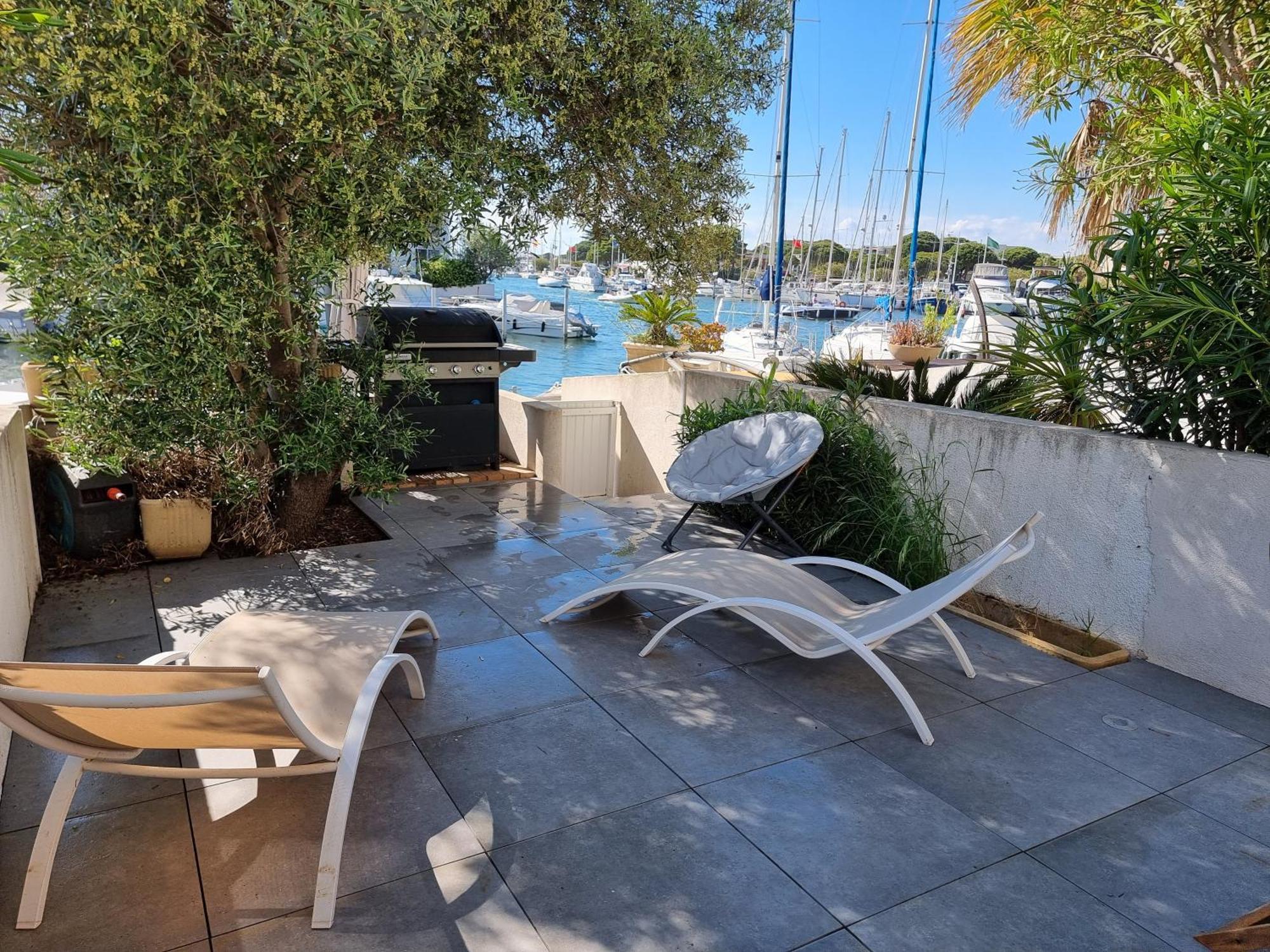 Marina Exceptionnelle - 8 Pers - 120 M2 Vue Mer - Suites Parentales - Cinema - Ponton Le Grau-du-Roi Eksteriør billede
